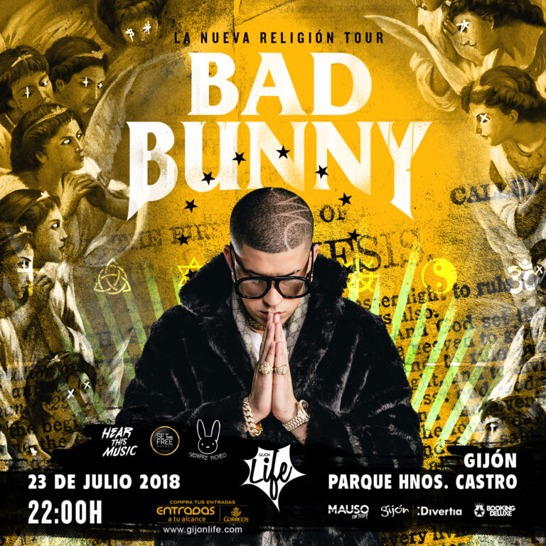 Efectos Especiales Concierto Bad Bunny Gijón 2018 BIEFEC FX, Efectos